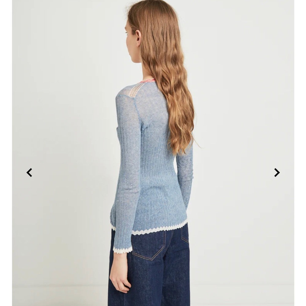 Isabel Marant Etoile Scoop Neck Long Sleeve Top - Picture 4 of 16